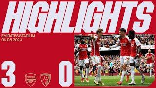 HIGHLIGHTS | Arsenal vs Bournemouth (3-0) | Saka, Trossard and Rice!
