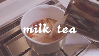 잉글리시 블랙퍼스트 밀크티 English Breakfast tea with milk (milk tea)