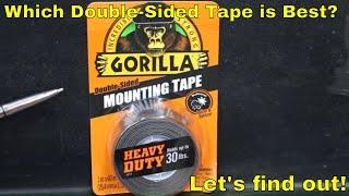 Which Double-Sided Mounting Tape is Best? 3M VHB vs, Duck, Gorilla, Gorilla Clear, T-REX, Loctite