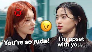 itzy YEJI and RYUJIN bickering for 3 minutes straight