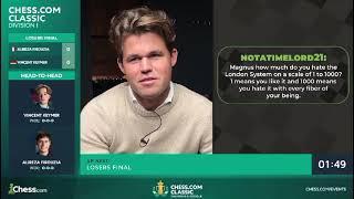 Magnus Carlsen's Opinion on the London System