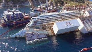 Cleaning Up Costa Concordia's 180,000-Ton Ruins