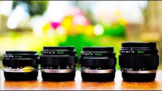 Olympus 50mm Lenses From f3.5 To f1.2 - COMPLETE LINE-UP!