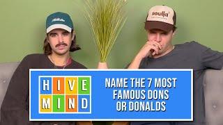 Guessing The 7 Most Famous Dons or Donalds