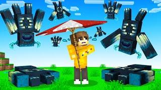Minecraft BUT Its Raining WARDENS!