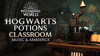 Hogwarts Potions Classroom  | Harry Potter Music & Ambience - Studying, Focusing, & Sleep