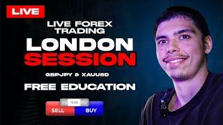  LIVE FOREX TRADING GBPJPY & GOLD GIVEAWAY - MONDAY JANUARY 22