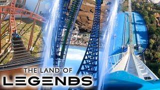 All Roller Coasters at Land of Legends Theme Park | Antalya | Onride POV