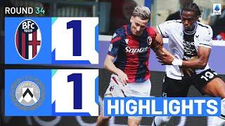 BOLOGNA-UDINESE 1-1 | HIGHLIGHTS | Bologna pegged back in Champions League race | Serie A 2023/24