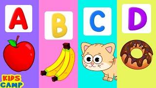 Learn ABC With Alphabet Song | Phonics Song | Nursery Rhymes For Kids | KidsCamp