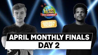 World Championship: April Monthly Finals | Day 2 | #ClashWorlds | Clash of Clans