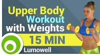 Upper Body Workout for Women with Weights at Home