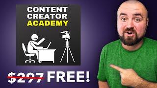 Content Creator Academy is HERE AND FREE!