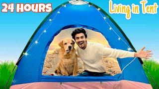 LIVING IN TENT FOR 24 HOURS WITH LEO | Anant Rastogi