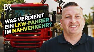 Großer LKW, schwere Container, enge Stadt: Das Gehalt als Berufskraftfahrer | Lohnt sich das? | BR