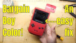 How to fix your Nintendo Gameboy Color buttons