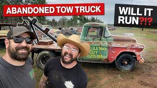 1956 Chevrolet Texas Tow Truck!! Abandoned for Years! Will It Run Again?!? With Puddin's Fab Shop!