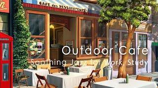 Outdoor Coffee Shop & Bossa Nova Music - Cafe Music, Relaxing Cafe ASMR, Study Music, Work Music