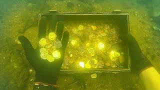 "Found" Gold Coins While Scuba Diving Sunken Ship! (Explored for Treasure)