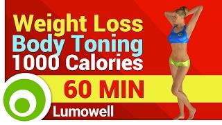 Weight Loss and Body Toning Exercises - 1000 Calorie Workout at Home