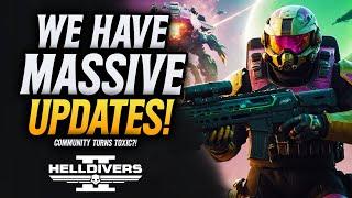 Helldivers 2 We Have NEW BIG Updates! And Community Turning Toxic!