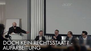 Tom Lausen, Dr. Gunter Frank, RA Jürgen Müller, RA Chris Moser, Dr. Josef Hingerl| Podiumsdiskussion