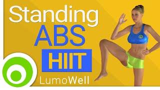 Standing ab workout : 10 minute hiit abs exercises to lose belly fat
