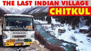 Bus ride to last Indian village - HRTC bus to CHITKUL | रिकांगपिओ से छितकुल | Himbus