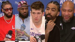 Lakers vs Nuggets R1G3 | Lakeshow Postgame Interviews x Highlights: AR, Gabe, AD, Bron & Darvin Ham