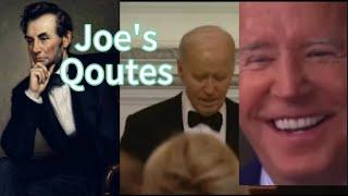 President Joe attempted to quote President Lincoln ,and failed. Then gets lost..AGAIN!