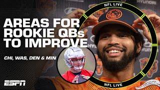 ROOKIE MINICAMP TAKEAWAYS! ️ Analyzing top QBs' first NFL minicamps | NFL Live