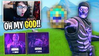 I tried RANKED ARENA in Fortnite for the FIRST TIME and THIS HAPPENED... (HOW did I DO THIS?)