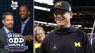 NCAA Investigation Will Have No Impact On Jim Harbaugh Going to NFL | THE ODD COUPLE