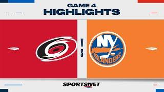 NHL Game 4 Highlights | Hurricanes vs. Islanders - April 27, 2024