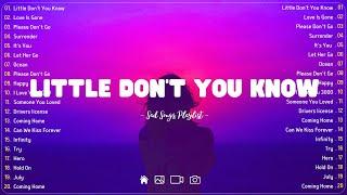 Little Don't You Know Sad songs playlist with lyrics ~ Depressing Songs 2024 That Will Cry Vol. 304