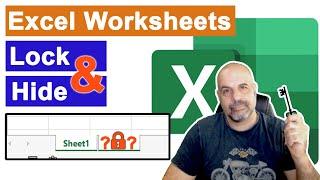 Excel, Password Protect and hide Worksheets. PRIVATE WORKSHEETS.