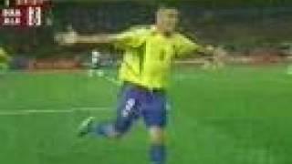 Brazil - Germany World Cup 2002 final second goal (Ronaldo)